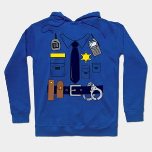 Police Cop Costume Hoodie